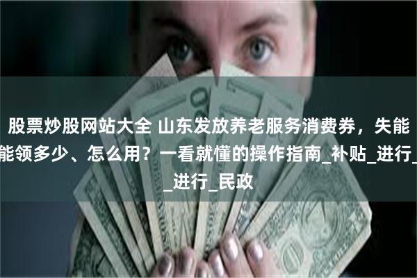 股票炒股网站大全 山东发放养老服务消费券，失能老人能领多少、怎么用？一看就懂的操作指南_补贴_进行_民政