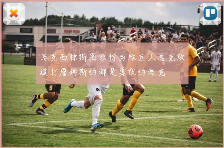 马克西称斯图尔特为绿巨人浩克敢追打詹姆斯的都是勇敢的浩克
