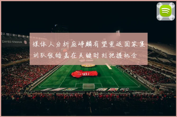 媒体人分析庞峥麟有望重返国家集训队张皓嘉在关键时刻把握机会